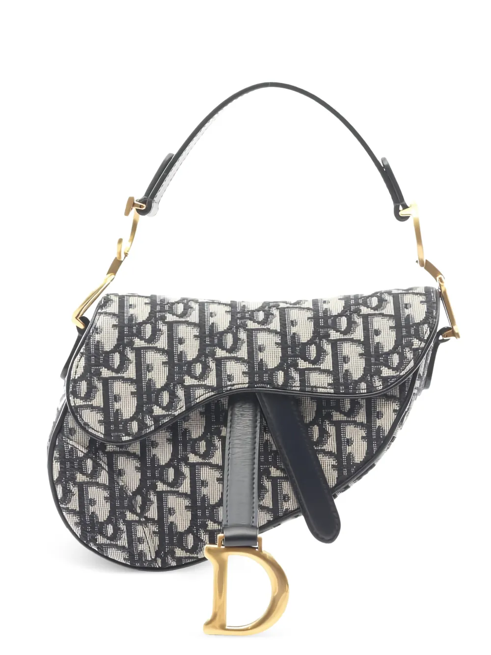 Christian Dior Pre-Owned 2010s mini Saddle bag - Blu