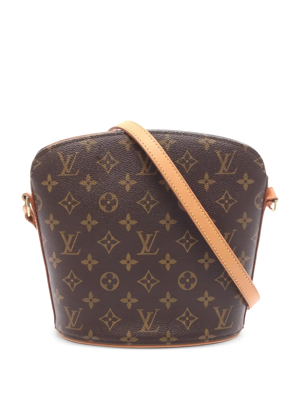 Louis Vuitton Pre-Owned Borsa a spalla Druot con monogramma 2001 - Marrone