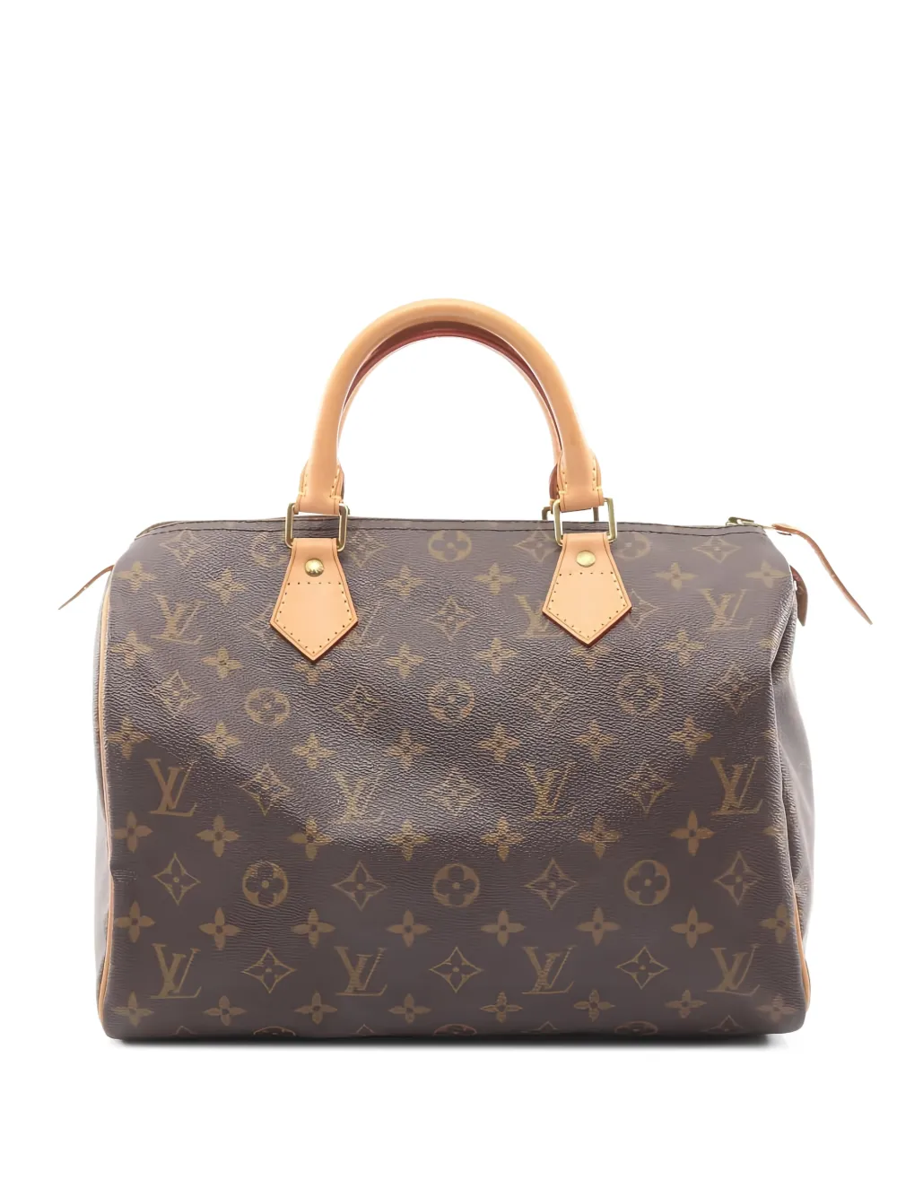 Louis Vuitton Pre-Owned 2008 30 speedy Monogram canvas tote bag - Braun