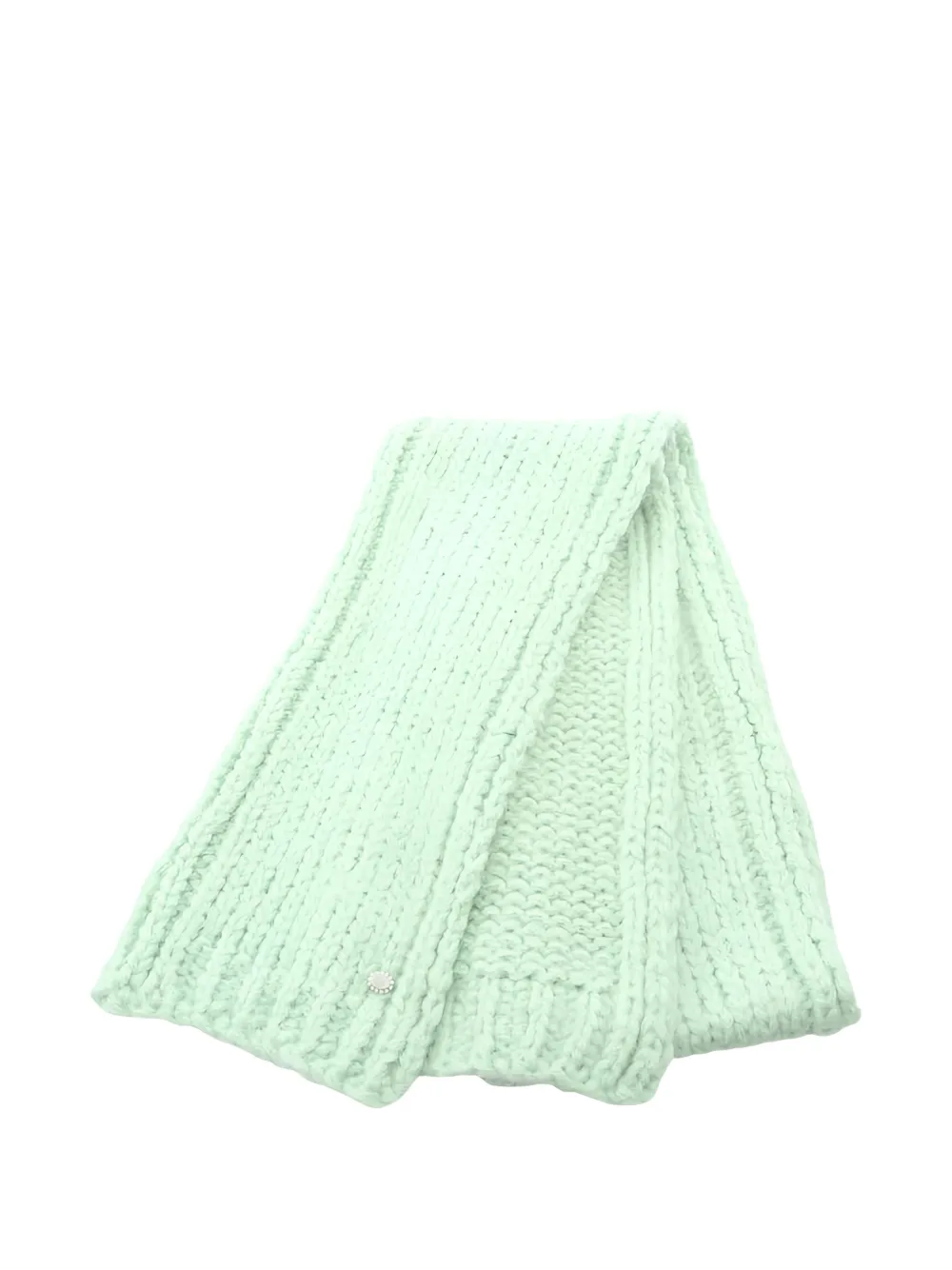 CHANEL Pre-Owned 2021s coco-mark scarf - Verde