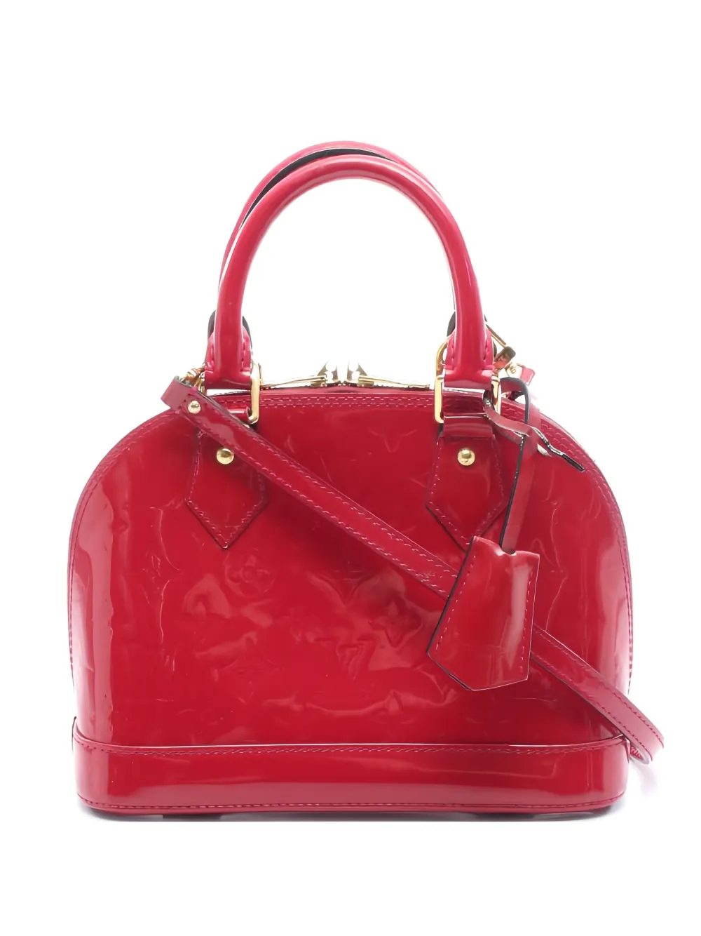 Louis Vuitton Pre-Owned 2013 Monogram Vernis Alma BB tote bag - Rosso