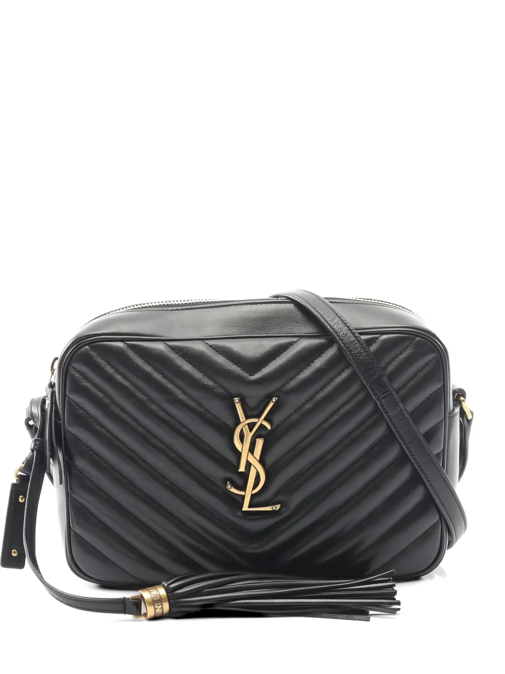 Saint Laurent Pre-Owned Lou quilted leather camera bag - Nero