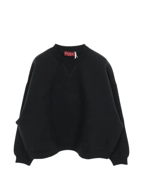 Gucci Pre-Owned embossed-logo sweatshirt