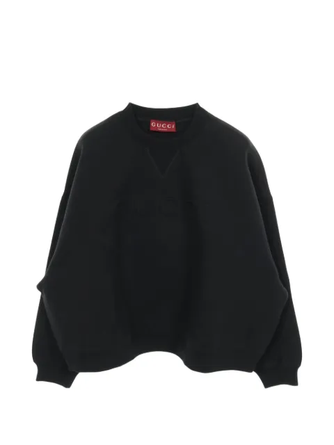 Gucci Pre-Owned embossed-logo sweatshirt
