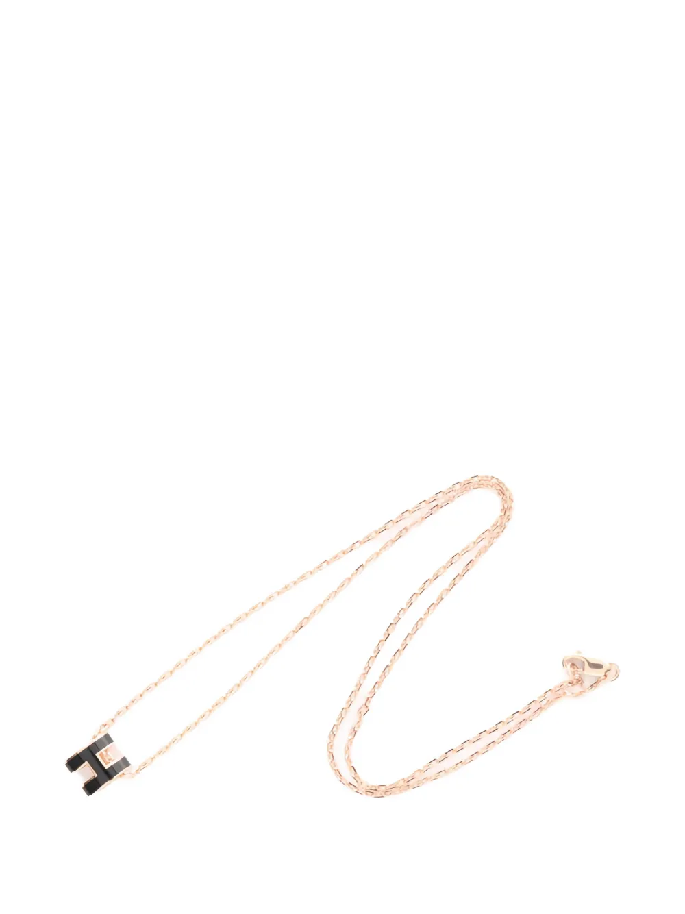 Hermès Pre-Owned 10s mini Pop H necklace - Rosa