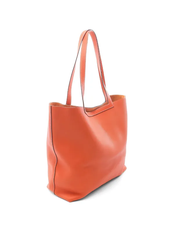 Hermès Pre-Owned 2021 カバ 46 オレンジポピー トリヨン クレマンス