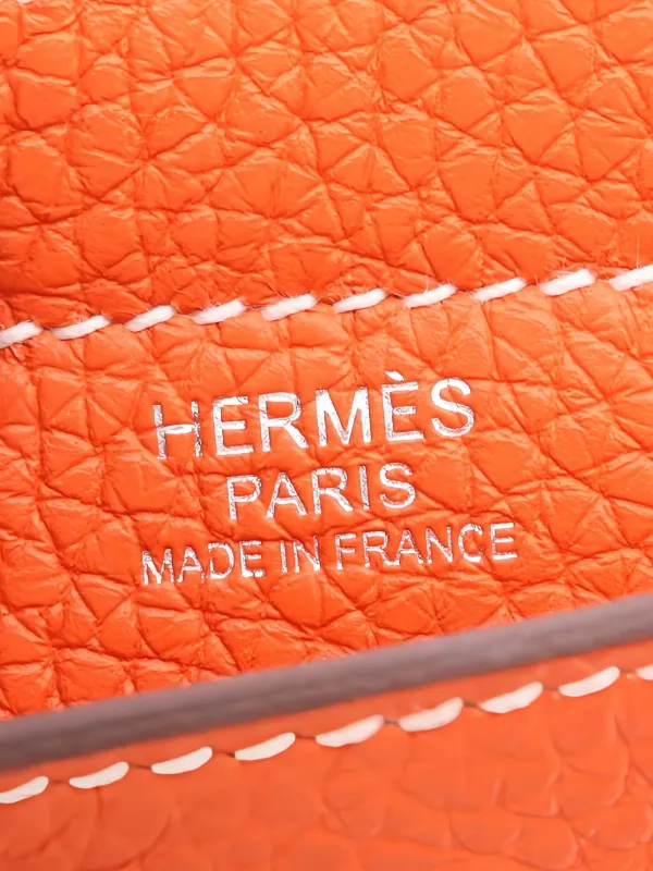 Hermès Pre-Owned 2021 カバ 46 オレンジポピー トリヨン クレマンス