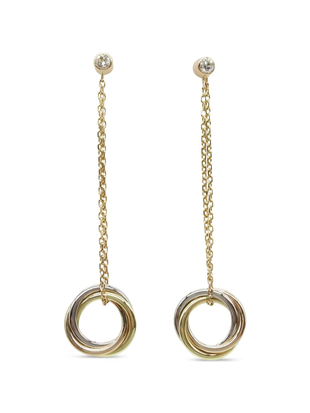 Cartier Trinity diamond earrings - Oro