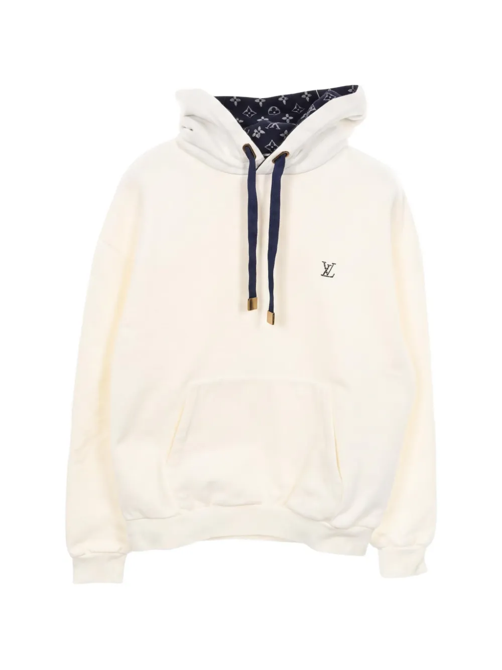 Louis Vuitton Pre-Owned 2010s logo hoodie - Nude