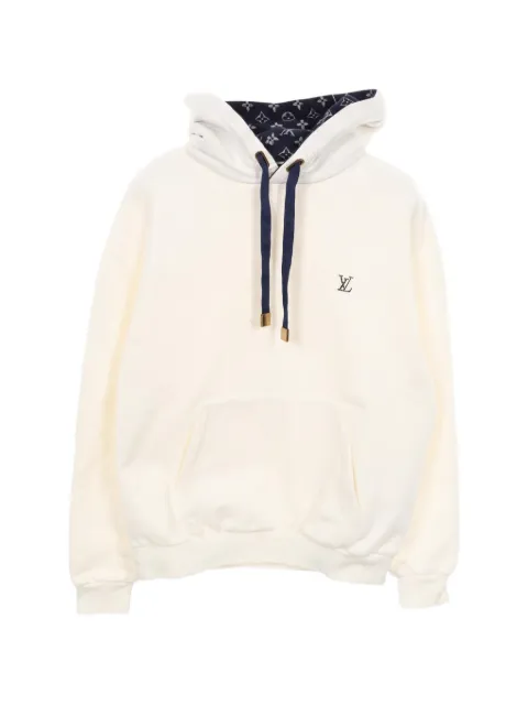 Louis Vuitton Pre-Owned 2010s Rhinestone logo hoodie
