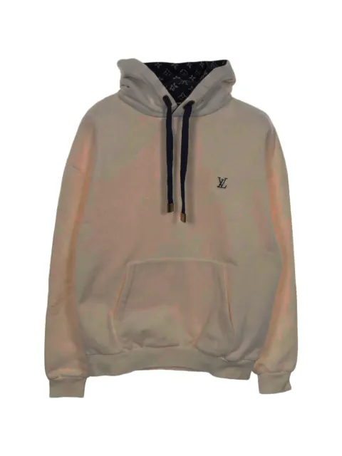 Louis Vuitton Pre-Owned 2010s Rhinestone logo hoodie