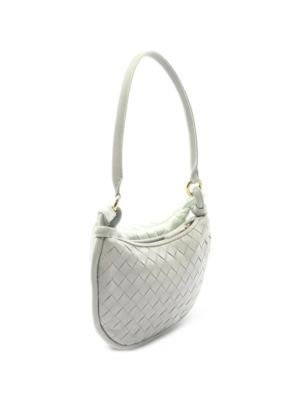 Woven Leather Shoulder Bag
