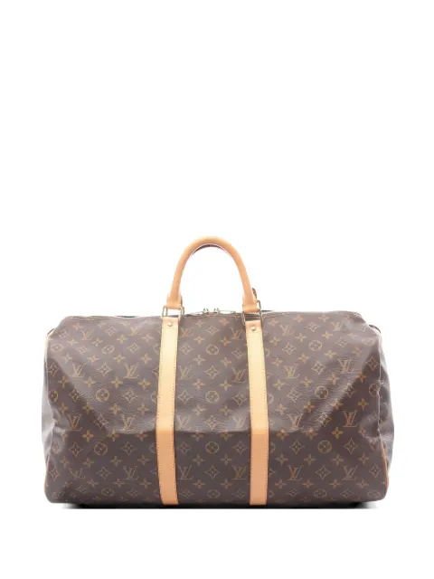 Louis Vuitton Pre-Owned Keepall 50 Boston rejsetaske med monogram fra 2002