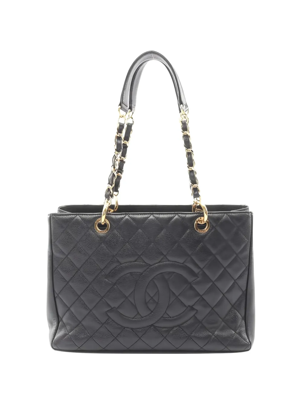 CHANEL Pre-Owned 2012 quilted leather tote bag - Nero