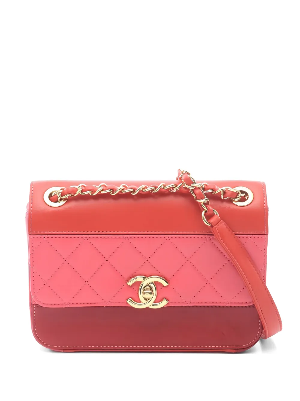 CHANEL Pre-Owned 2019 chain crossbody bag - Rosso