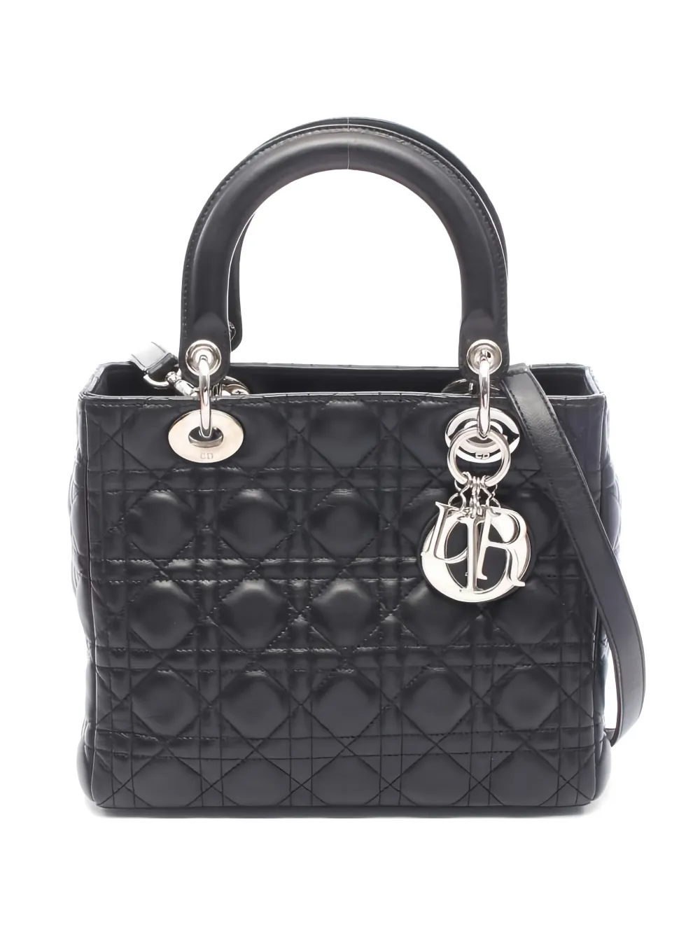 Christian Dior Pre-Owned 2010's quilted leather tote bag - Nero