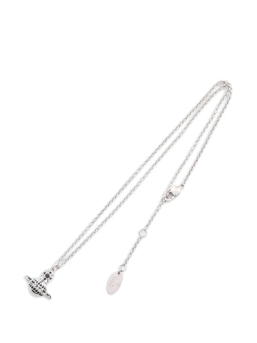 Vivienne Westwood Pre-Owned Collana con pendente Orb anni 2020 - Argento