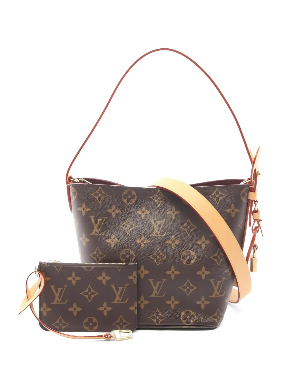 Louis Vuitton Pre-Owned 2021 monogram leather shoulder bag - Marrone