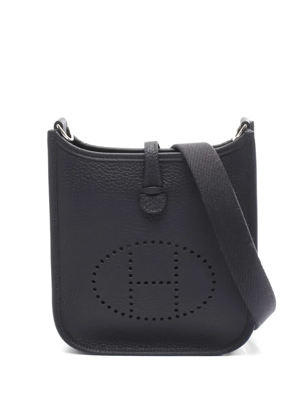 Hermès Pre-Owned 2025 Evelyn TPM Caban clemence leather shoulder bag - Nero