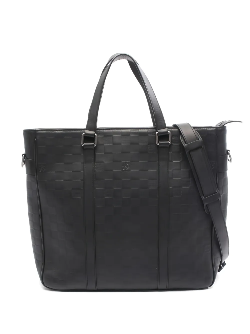 Louis Vuitton Pre-Owned 2014 PM Tadao damier leather tote bag - Nero