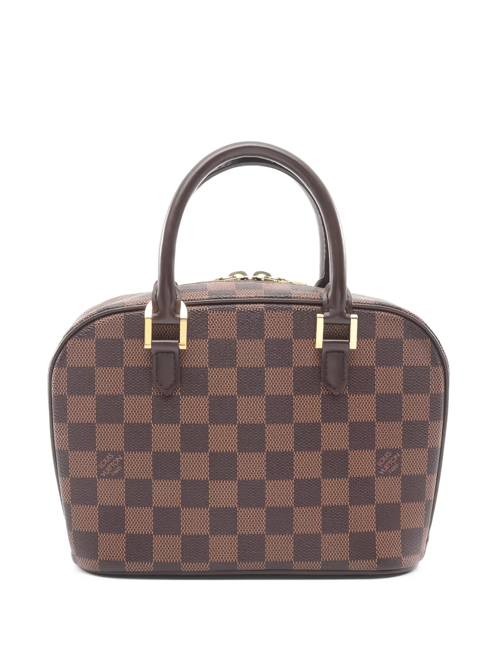 Louis Vuitton Pre-Owned 2003 checkered handle handbag - Marrone