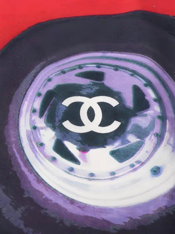 CHANEL Pre-Owned 1986-1988 プリント スカーフ | ブルー | FARFETCH JP