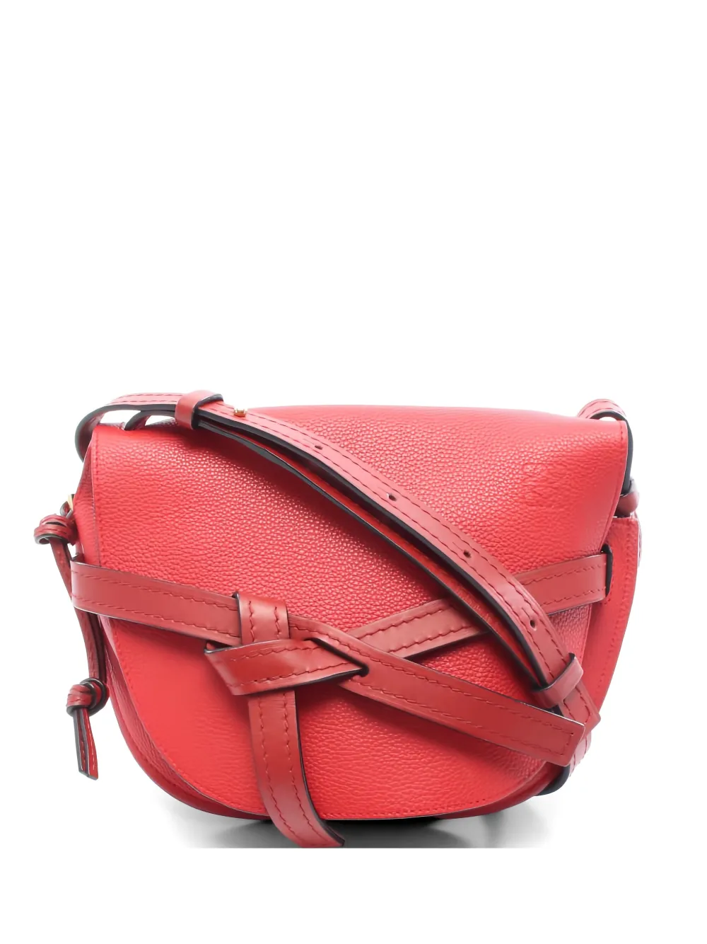 Loewe Pre-Owned 2010s small Gate leather shoulder bag - Rosso