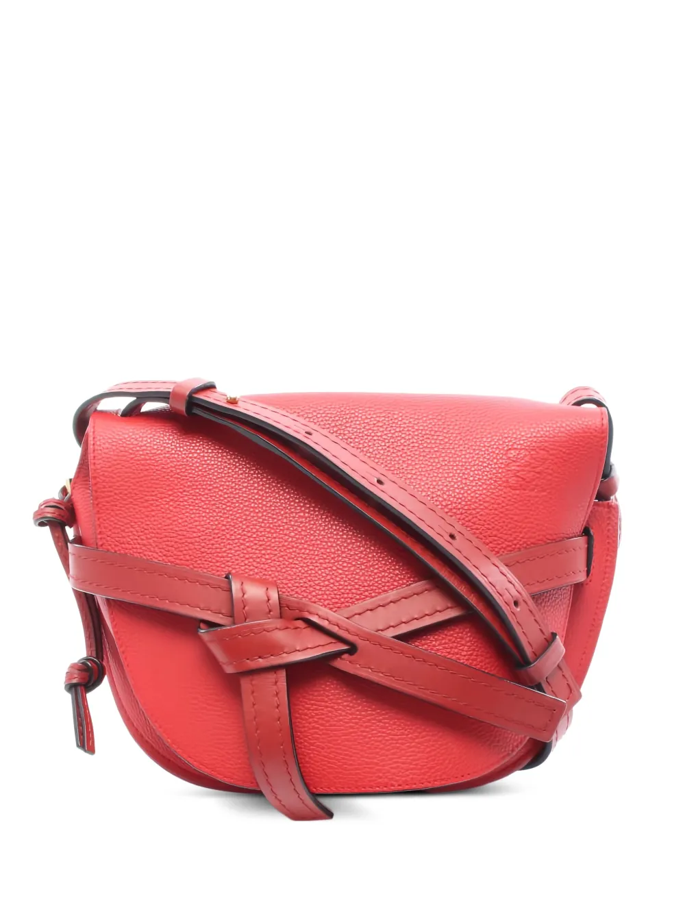 Loewe Pre-Owned 2010s small Gate leather shoulder bag - Rosso