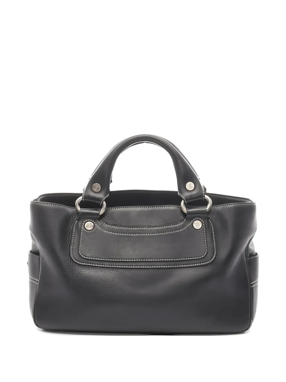 Celine Pre-Owned 00s leather handbag - Nero