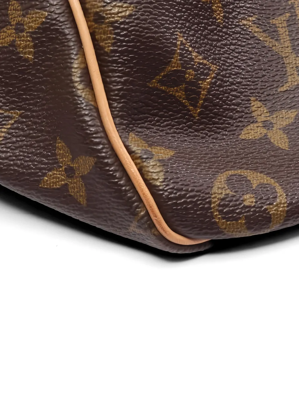 Louis Vuitton Pre-Owned 2003 45 Keepall leren Boston tas met monogram Bruin