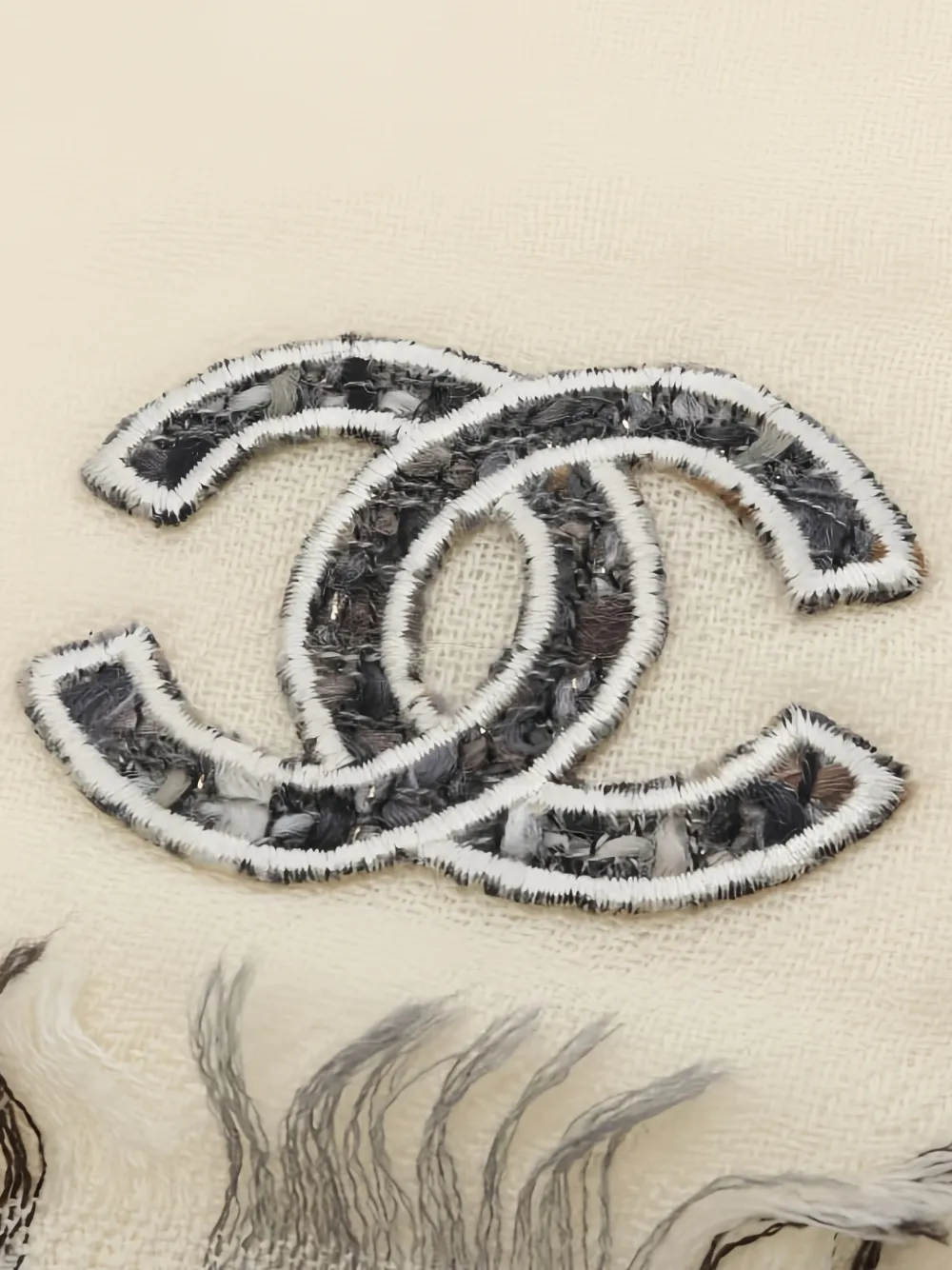 1986-1988 Cocomark Check Cashmere Scarf