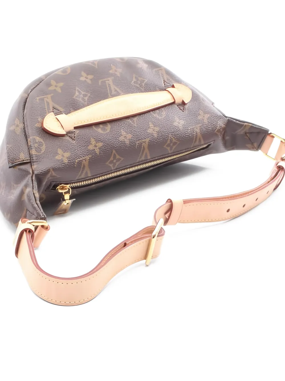 Louis Vuitton Pre-Owned 2021 heuptas met monogram Bruin