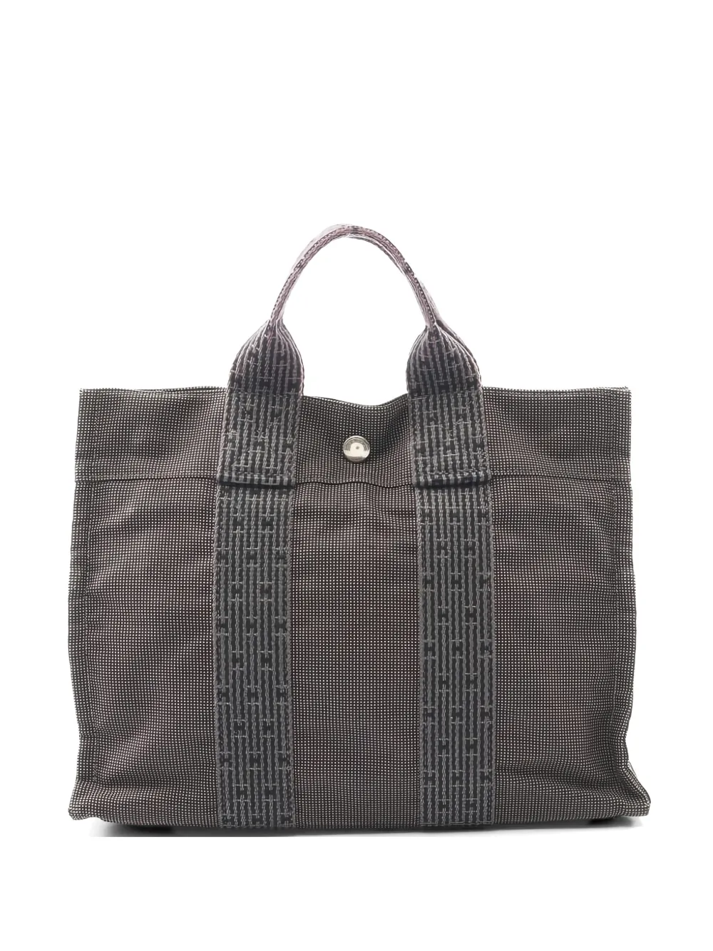 Hermès Pre-Owned Borsa tote in tela anni 2000 - Grigio