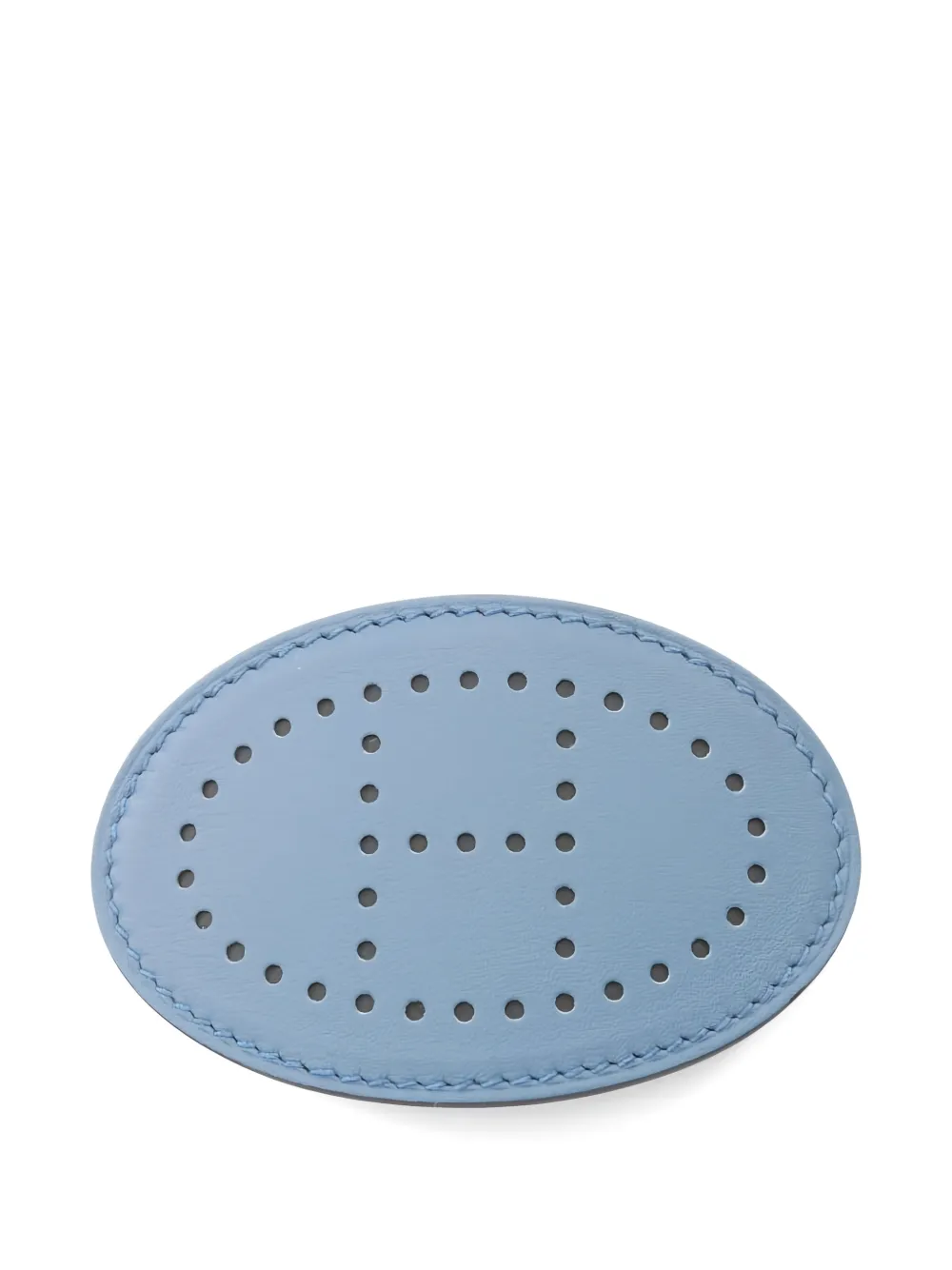 Hermès Pre-Owned 2010s PM Evelyn perforated leather hair clip - Blu
