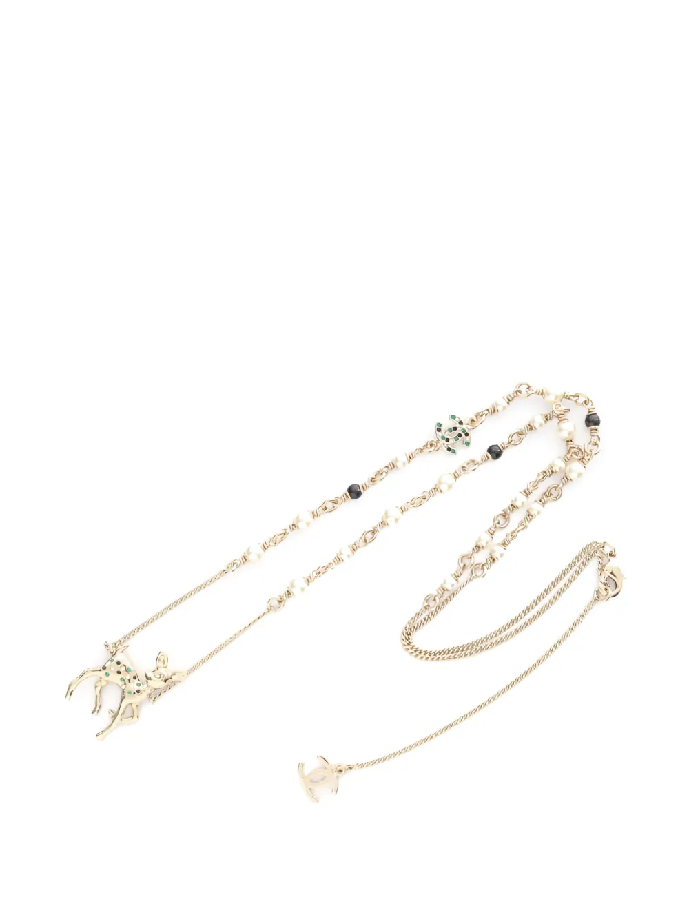 CHANEL Pre-Owned 2025 bambi necklaces - Oro