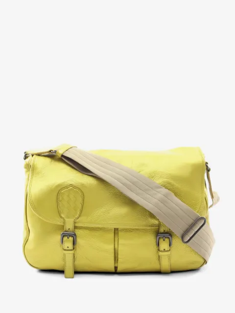 Bottega Veneta Pre-Owned 2000s Intrecciato-detail crossbody bag