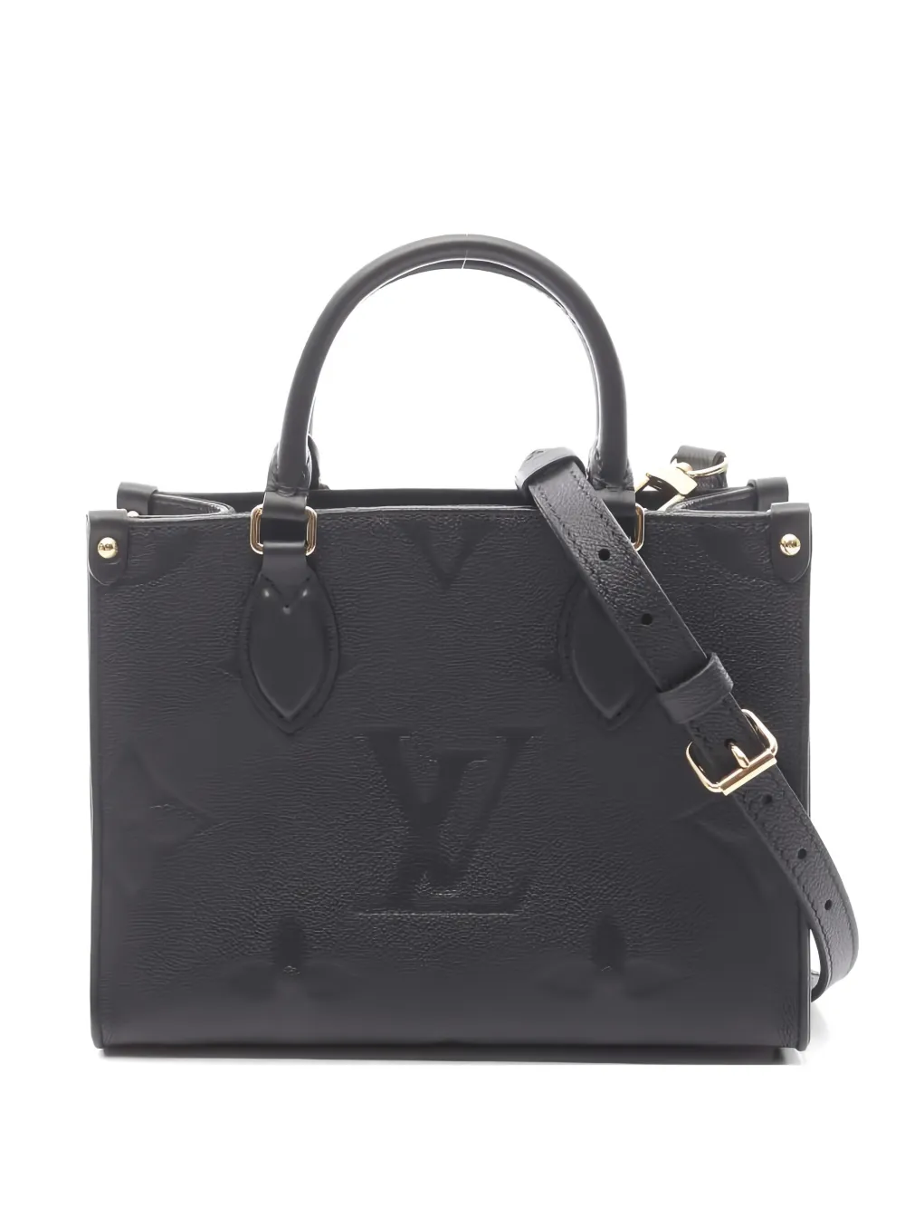 Louis Vuitton Pre-Owned 2010s PM On-the-Go monogram Empreinte tote bag - Nero