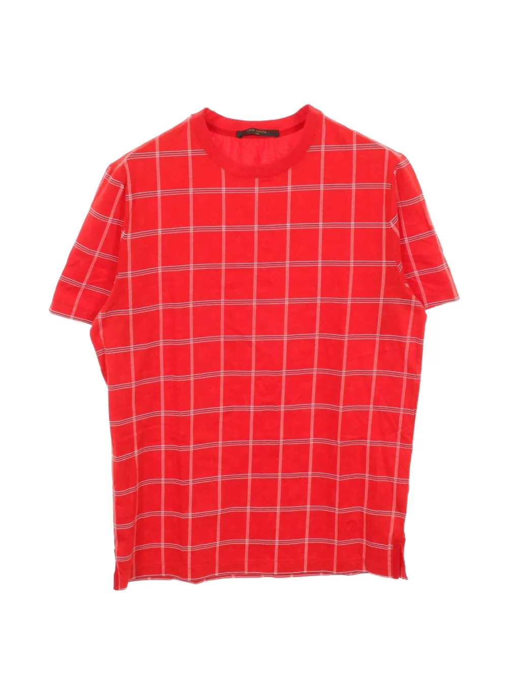 Louis Vuitton Pre-Owned T-shirt a quadri anni 2000 - Rosso