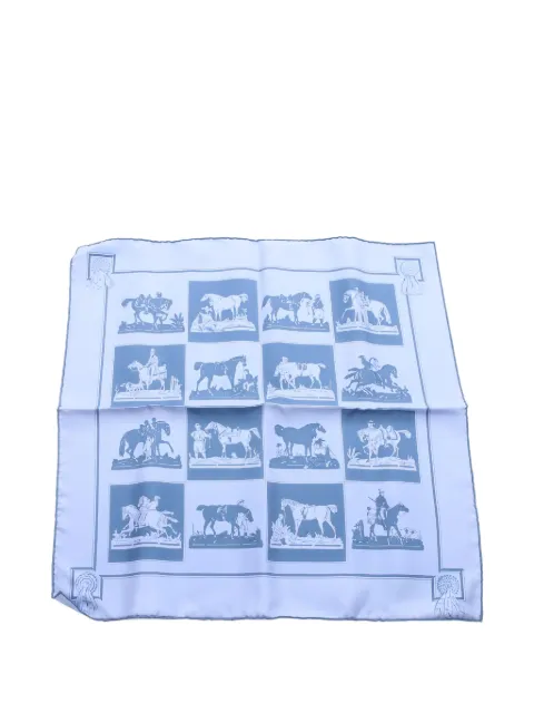 Hermès Pre-Owned 2020s Allures du Cheval silk scarf