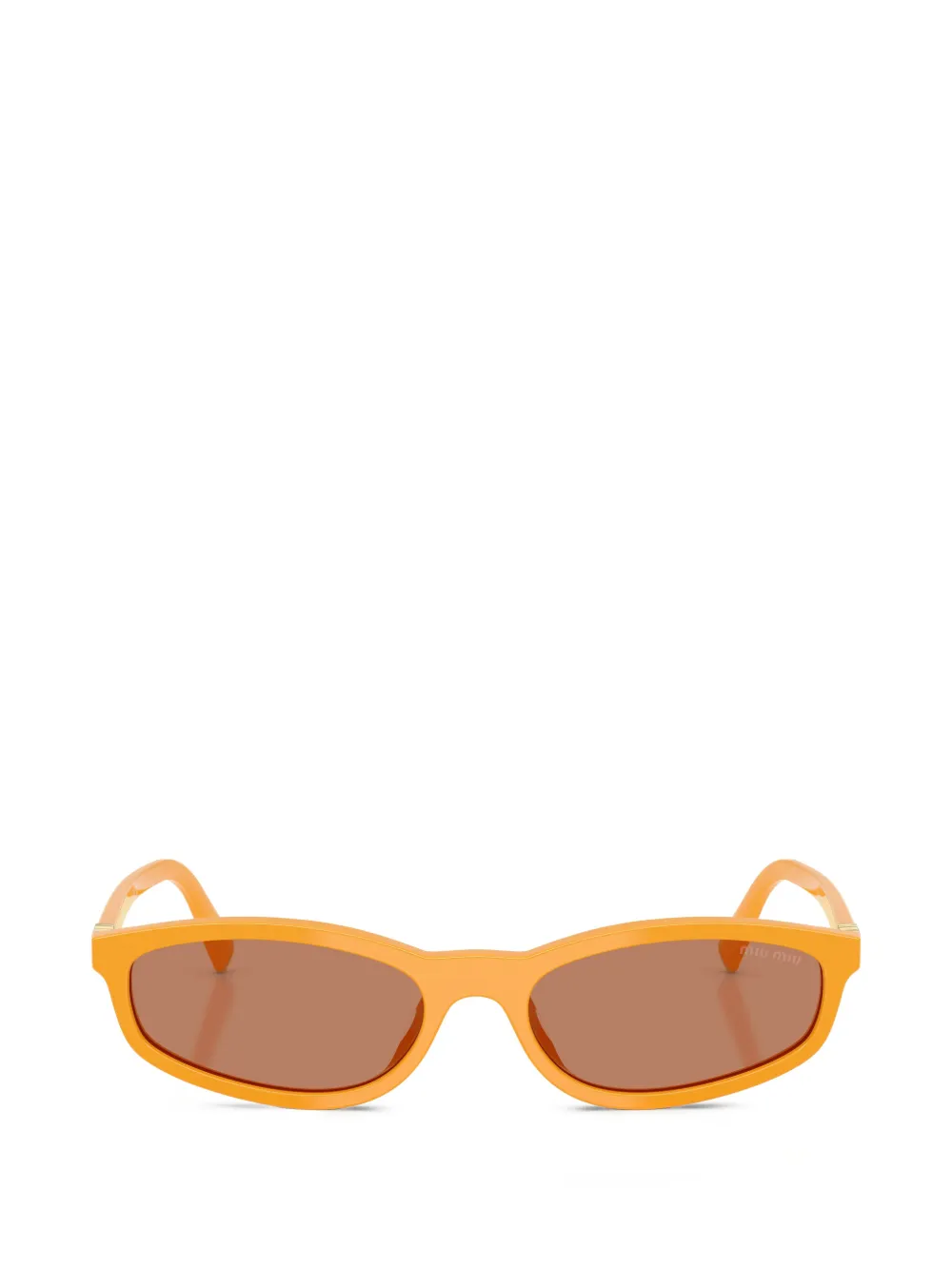 Miu Miu Eyewear oval-frame sunglasses - Arancione