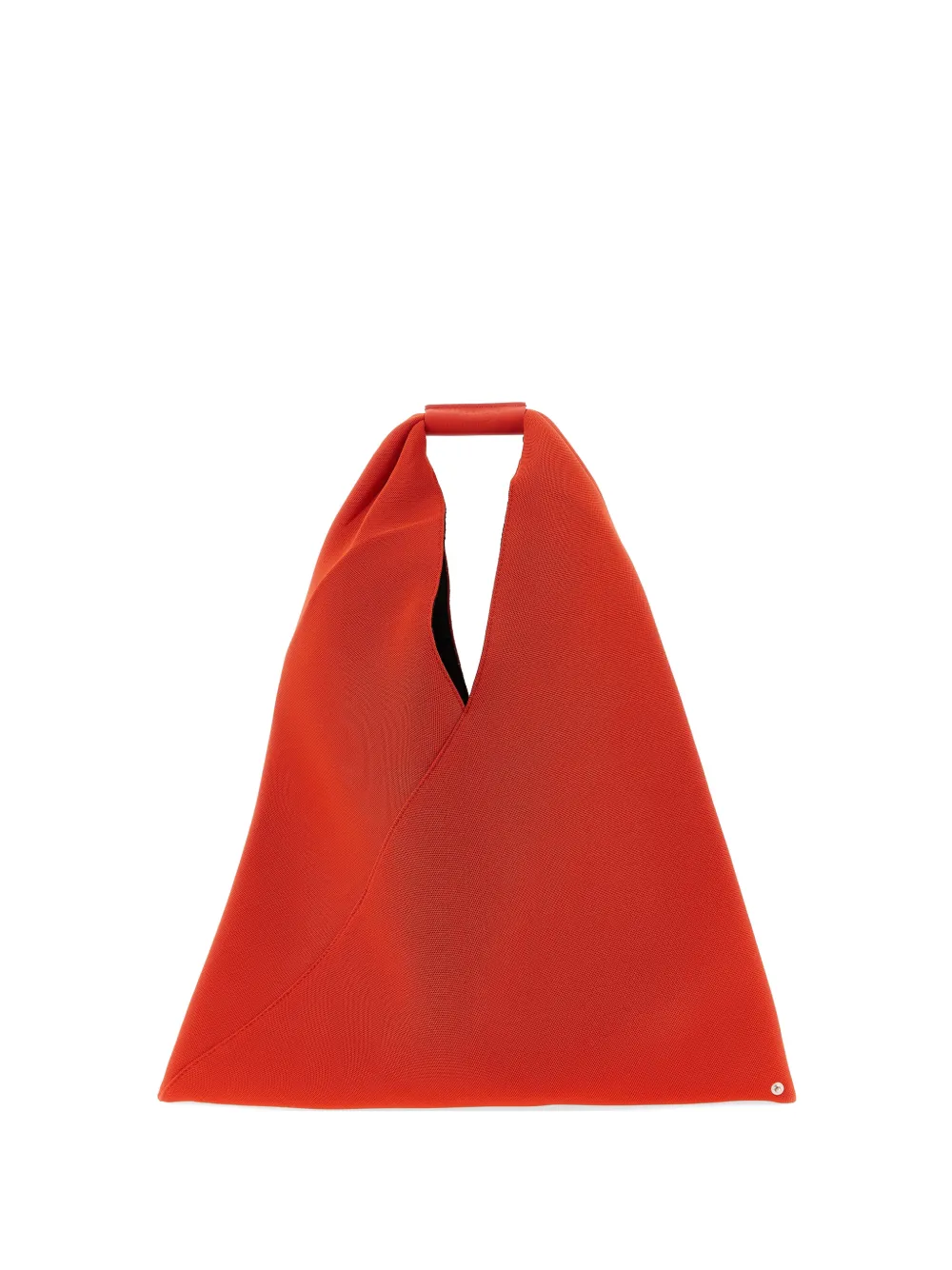 MM6 Maison Margiela Japanese pleated origami triangle tote bag - Rosso