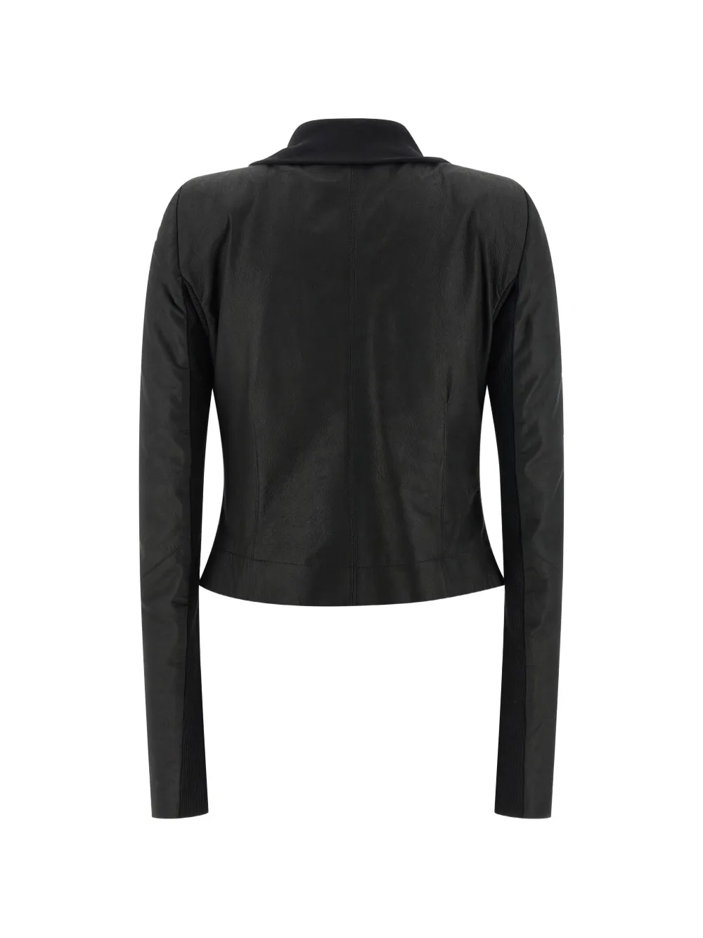  Rick Owens Shawl-collar Biker Jacket - Black 