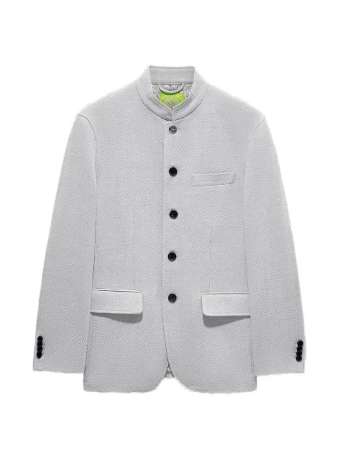 Shanghai Tang herringbone-button jacket