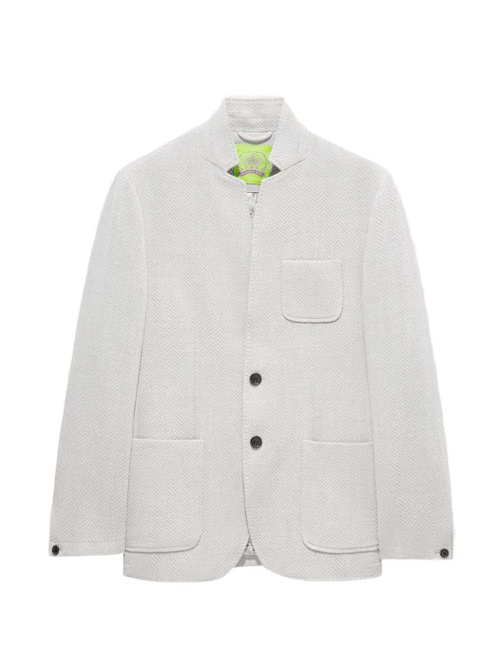 Shanghai Tang herringbone-pocket jacket - Neutrals
