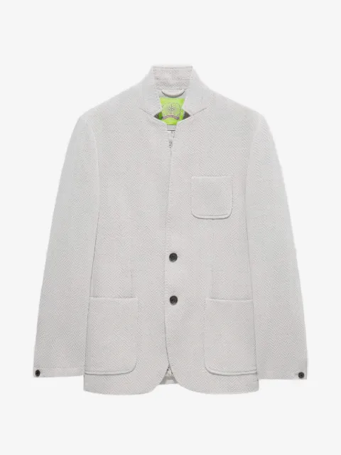 Shanghai Tang herringbone-pocket jacket