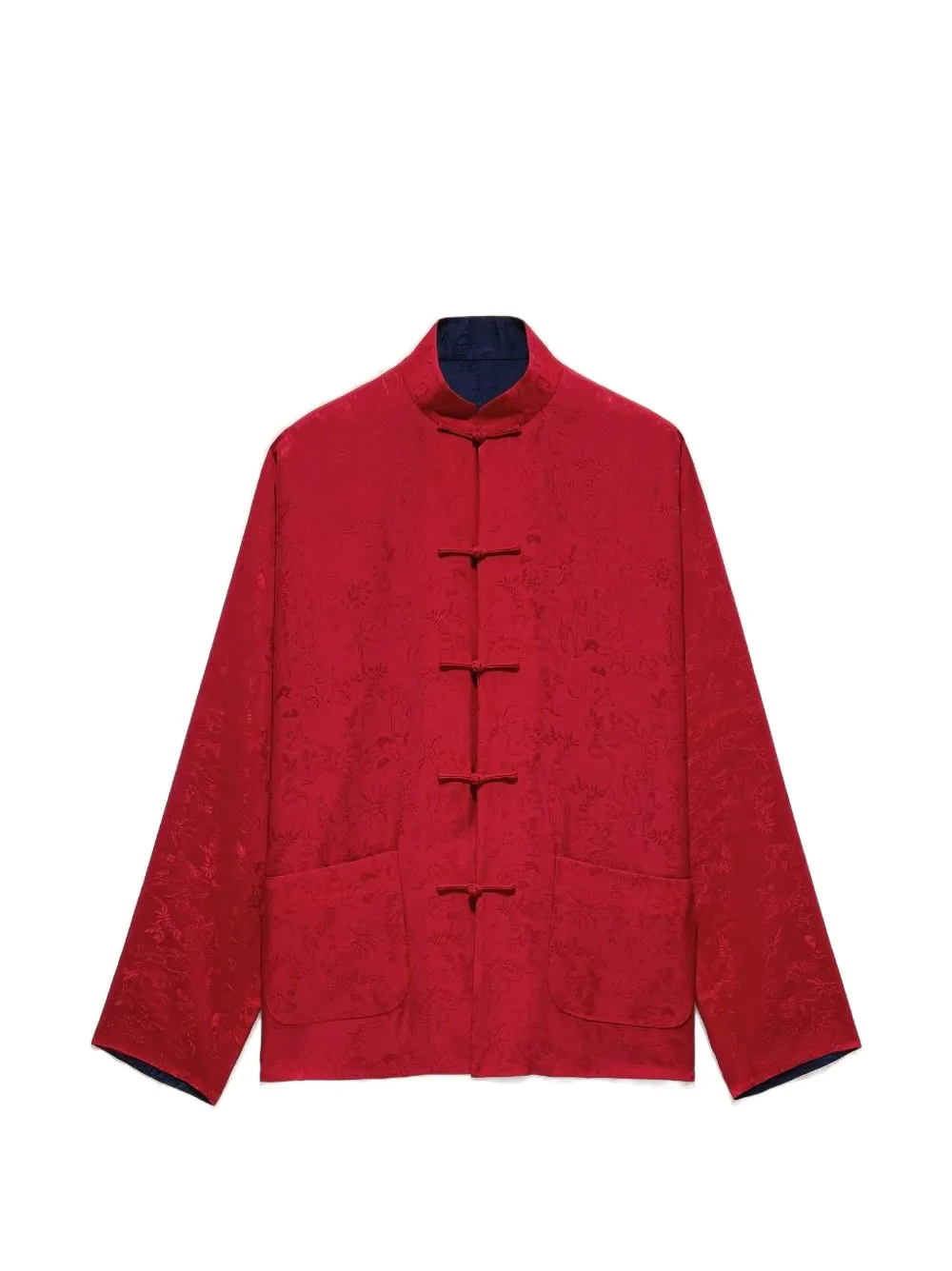 Shanghai Tang reversible floral jacket - Rot