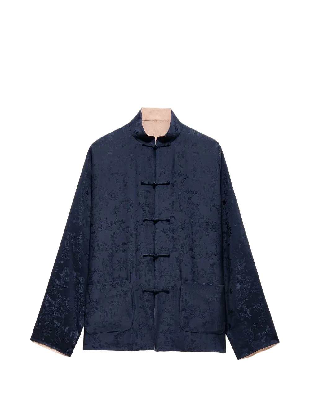 Shanghai Tang reversible floral jacket - Blu