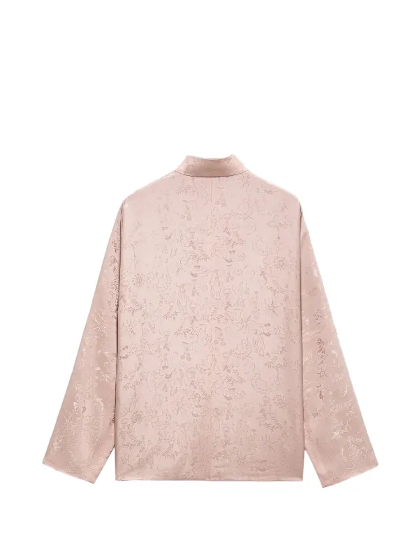 Shanghai Tang Reversible Floral Jacket | Blue | FARFETCH ID