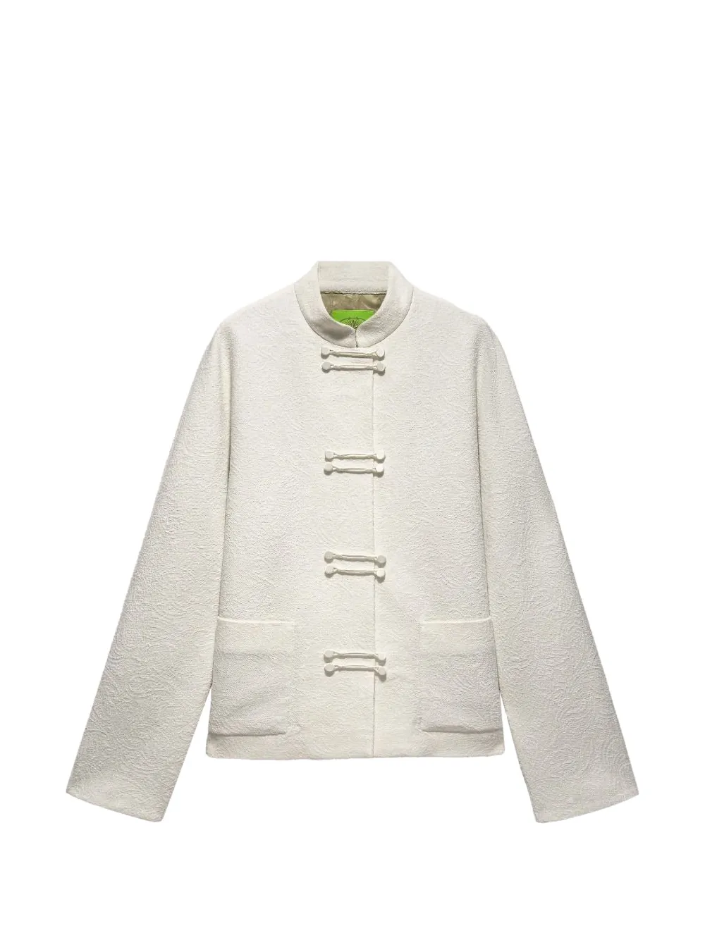 Shanghai Tang buttoned tang jacket - Nude