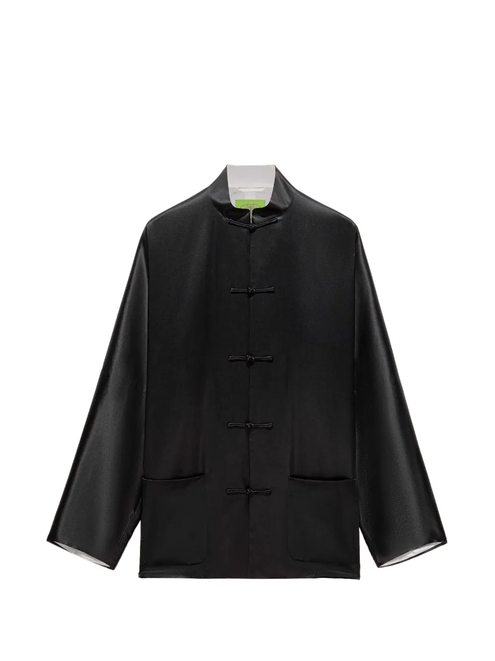 Shanghai Tang Tang Jacke mit Knotendetail - Schwarz